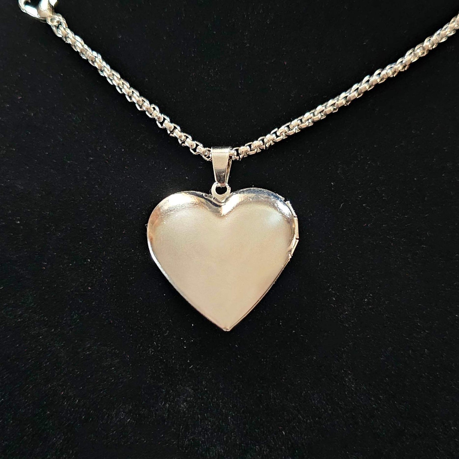 Engraved Heart Locket - Forever In My Heart (Design Your Own)