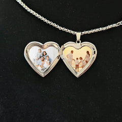 Engraved Heart Locket - Forever In My Heart (Design Your Own)