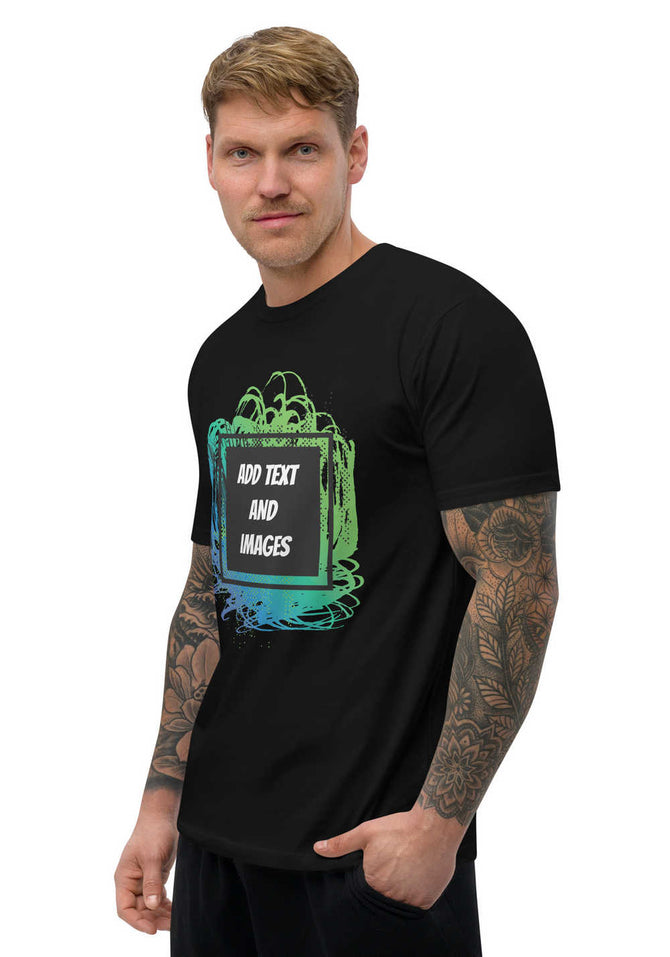 Men's Lightweight Fitted T-Shirt | Next Level 3600 (Front/Back Print) - Design Your Own