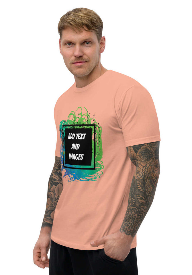 Men's Lightweight Fitted T-Shirt | Next Level 3600 (Front/Back Print) - Design Your Own