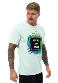 Men's Lightweight Fitted T-Shirt | Next Level 3600 (Front/Back Print) - Design Your Own