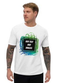 Men's Lightweight Fitted T-Shirt | Next Level 3600 (Front/Back Print) - Design Your Own