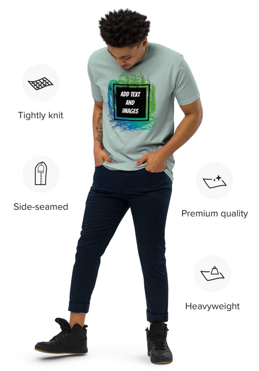 Men's Choice Heavyweight Tee | Cotton Heritage MC1086 (Front/Back Print) - Agave