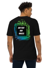 Men's Choice Heavyweight Tee | Cotton Heritage MC1086 (Front/Back Print) - Black
