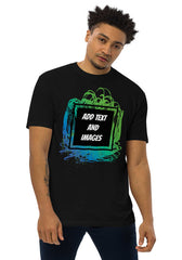Men's Choice Heavyweight Tee | Cotton Heritage MC1086 (Front/Back Print) - Black