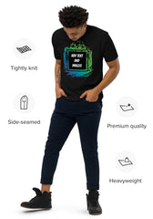 Men's Choice Heavyweight Tee | Cotton Heritage MC1086 (Front/Back Print) - Black