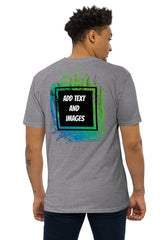 Men's Choice Heavyweight Tee | Cotton Heritage MC1086 (Front/Back Print) - Carbon Grey