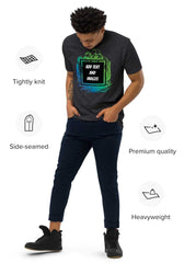 Men's Choice Heavyweight Tee | Cotton Heritage MC1086 (Front/Back Print) - Charcoal Heather