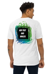 Men's Choice Heavyweight Tee | Cotton Heritage MC1086 (Front/Back Print) - White