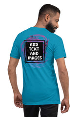 Unisex Adult Lightweight T-Shirt - Bella + Canvas 3001 (Front/Back Print) - Design Your Own