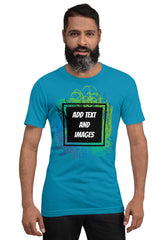 Unisex Adult Lightweight T-Shirt - Bella + Canvas 3001 (Front/Back Print) - Design Your Own