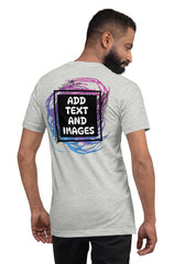 Unisex Adult Lightweight T-Shirt - Bella + Canvas 3001 (Front/Back Print) - Design Your Own