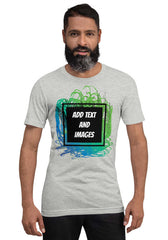 Unisex Adult Lightweight T-Shirt - Bella + Canvas 3001 (Front/Back Print) - Design Your Own