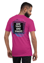 Unisex Adult Lightweight T-Shirt - Bella + Canvas 3001 (Front/Back Print) - Design Your Own