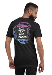 Unisex Adult Lightweight T-Shirt - Bella + Canvas 3001 (Front/Back Print) - Design Your Own