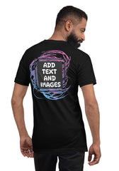 Unisex Adult Lightweight T-Shirt - Bella + Canvas 3001 (Front/Back Print) - Design Your Own