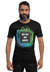 Unisex Adult Lightweight T-Shirt - Bella + Canvas 3001 (Front/Back Print) - Design Your Own