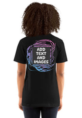 Unisex Adult Lightweight T-Shirt - Bella + Canvas 3001 (Front/Back Print) - Design Your Own