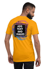Unisex Adult Lightweight T-Shirt - Bella + Canvas 3001 (Front/Back Print) - Design Your Own