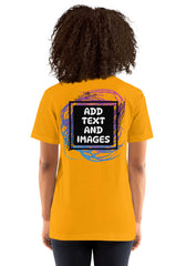 Unisex Adult Lightweight T-Shirt - Bella + Canvas 3001 (Front/Back Print) - Design Your Own