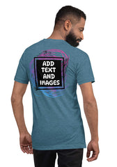 Unisex Adult Lightweight T-Shirt - Bella + Canvas 3001 (Front/Back Print) - Design Your Own
