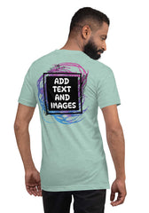 Unisex Adult Lightweight T-Shirt - Bella + Canvas 3001 (Front/Back Print) - Design Your Own