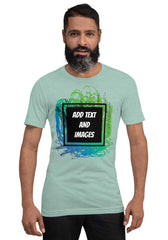 Unisex Adult Lightweight T-Shirt - Bella + Canvas 3001 (Front/Back Print) - Design Your Own