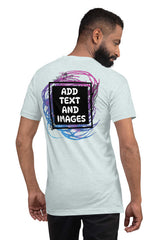 Unisex Adult Lightweight T-Shirt - Bella + Canvas 3001 (Front/Back Print) - Design Your Own