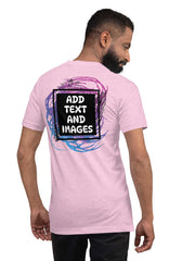 Unisex Adult Lightweight T-Shirt - Bella + Canvas 3001 (Front/Back Print) - Design Your Own
