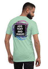 Unisex Adult Lightweight T-Shirt - Bella + Canvas 3001 (Front/Back Print) - Design Your Own
