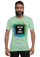 Unisex Adult Lightweight T-Shirt - Bella + Canvas 3001 (Front/Back Print) - Design Your Own