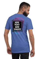 Unisex Adult Lightweight T-Shirt - Bella + Canvas 3001 (Front/Back Print) - Design Your Own