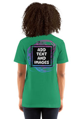 Unisex Adult Lightweight T-Shirt - Bella + Canvas 3001 (Front/Back Print) - Design Your Own