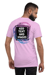 Unisex Adult Lightweight T-Shirt - Bella + Canvas 3001 (Front/Back Print) - Design Your Own