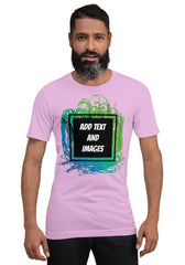 Unisex Adult Lightweight T-Shirt - Bella + Canvas 3001 (Front/Back Print) - Design Your Own