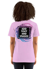 Unisex Adult Lightweight T-Shirt - Bella + Canvas 3001 (Front/Back Print) - Design Your Own