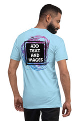Unisex Adult Lightweight T-Shirt - Bella + Canvas 3001 (Front/Back Print) - Design Your Own