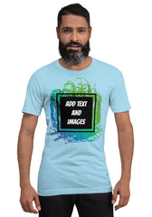 Unisex Adult Lightweight T-Shirt - Bella + Canvas 3001 (Front/Back Print) - Design Your Own