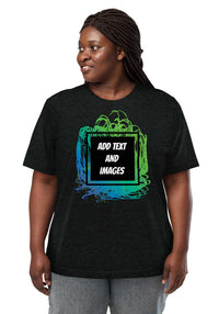 Unisex Adult Vintage Tri-Blend T-Shirt | Bella + Canvas 3413 (Front/Back Print) - Design Your Own