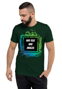 Unisex Adult Vintage Tri-Blend T-Shirt | Bella + Canvas 3413 (Front/Back Print) - Design Your Own