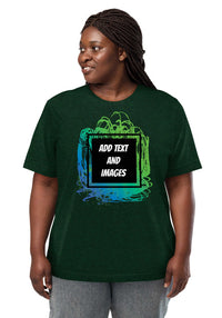 Unisex Adult Vintage Tri-Blend T-Shirt | Bella + Canvas 3413 (Front/Back Print) - Design Your Own
