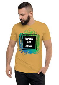 Unisex Adult Vintage Tri-Blend T-Shirt | Bella + Canvas 3413 (Front/Back Print) - Design Your Own