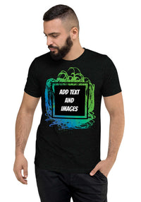Unisex Adult Vintage Tri-Blend T-Shirt | Bella + Canvas 3413 (Front/Back Print) - Design Your Own
