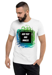 Unisex Adult Vintage Tri-Blend T-Shirt | Bella + Canvas 3413 (Front/Back Print) - Design Your Own