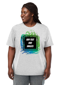 Unisex Adult Vintage Tri-Blend T-Shirt | Bella + Canvas 3413 (Front/Back Print) - Design Your Own