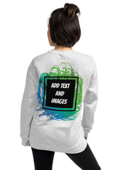 Unisex Adult Classic Sweatshirt | Gildan 18000 (Front/Back Print) - Design Your Own