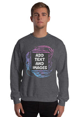 Unisex Adult Classic Sweatshirt | Gildan 18000 (Front/Back Print) - Design Your Own
