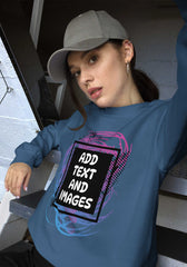 Unisex Adult Classic Sweatshirt | Gildan 18000 (Front/Back Print) - Design Your Own