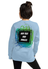 Unisex Adult Classic Sweatshirt | Gildan 18000 (Front/Back Print) - Design Your Own