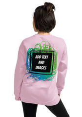 Unisex Adult Classic Sweatshirt | Gildan 18000 (Front/Back Print) - Design Your Own